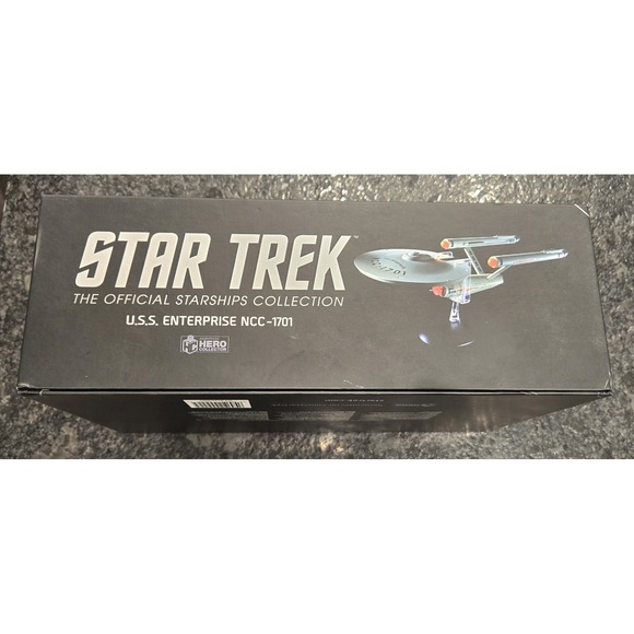 EAGLEMOSS STAR TREK TOS ORIGINAL SERIES USS ENTERPRISE NCC-1701 w/MAGAZINE‎ - Picture 2 of 10